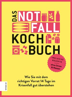 cover image of Das Notfallkochbuch